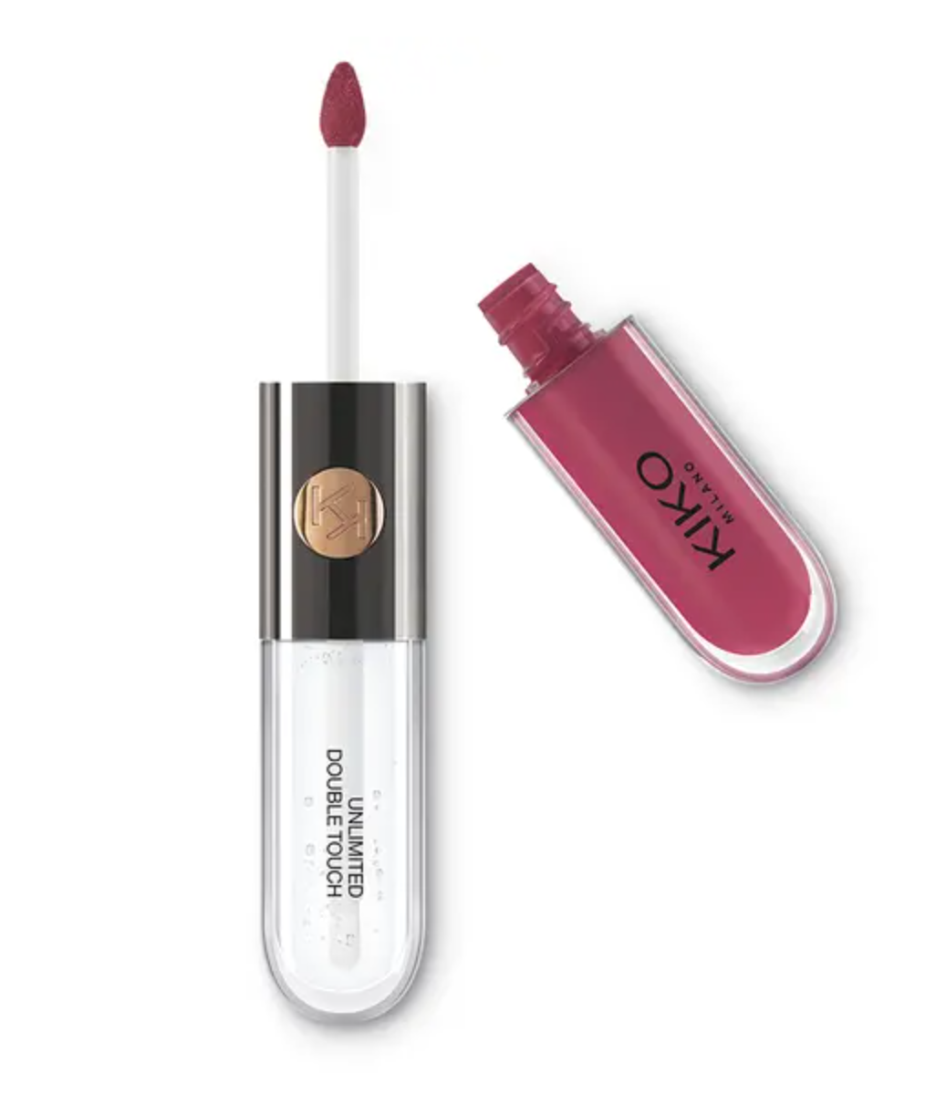 

Стойкая жидкая помада Unlimited Double Touch Kiko 120 Rosa Malva