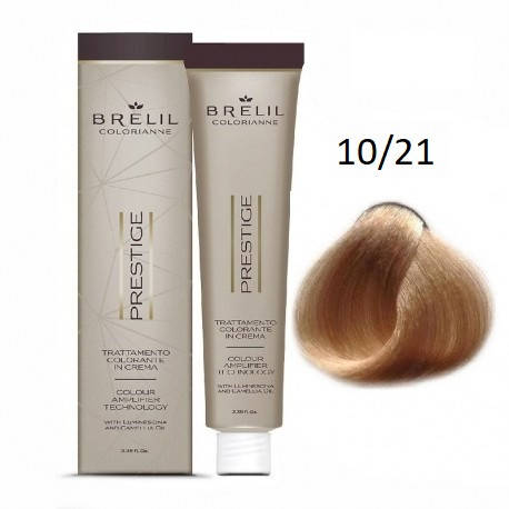 

Краска для волос Brelil Colorianne Prestige 10/21 холодный очень светлый блондин 100 мл