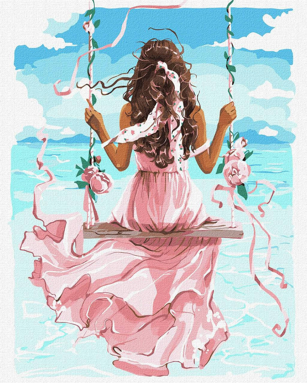 

Картина по номерам Свидание с морем Идейка 40х50 (KHO4835)