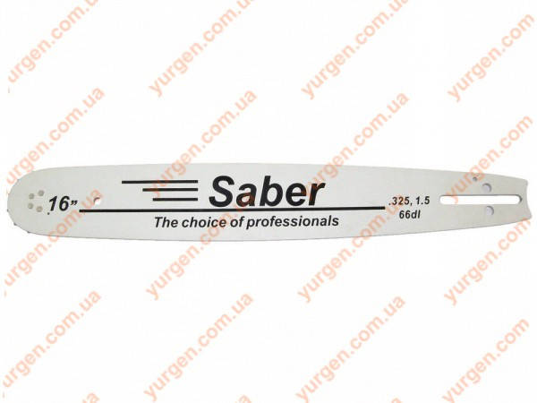 

YurGen Шина для бензопил 16 дюймов Saber (66 звеньев, 0,325, 1,5 мм).