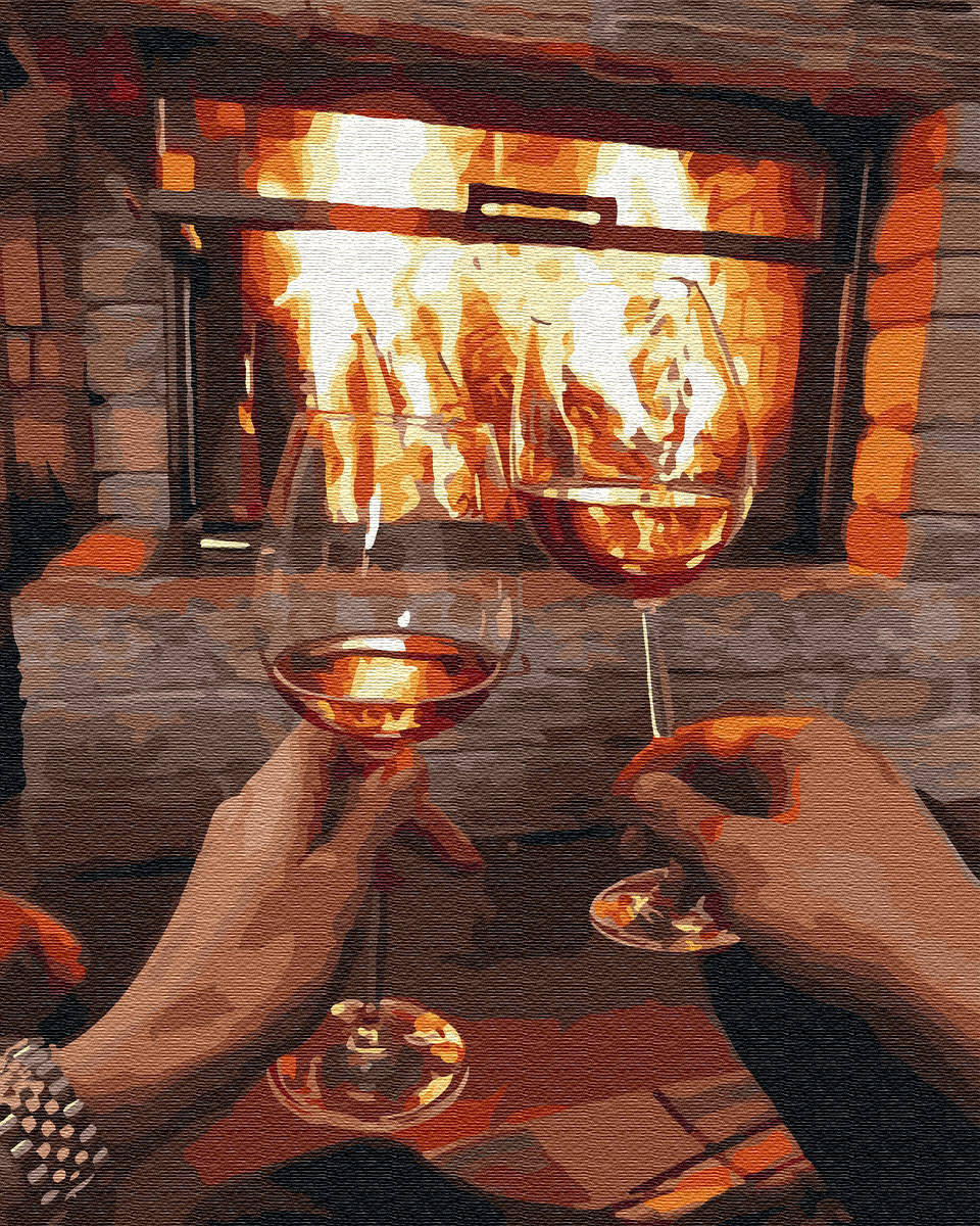 

Картина по номерам Романтика у камина (BK-GX35580) 40 х 50 см (Без коробки)