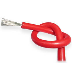 

Провод монтажный супергибкий 24AWG (40/0,08) силиконовый красный