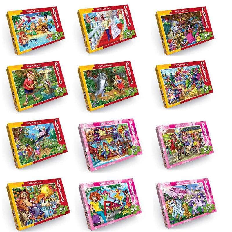 

Пазлы Danko Toys, 54 эл., микс видов