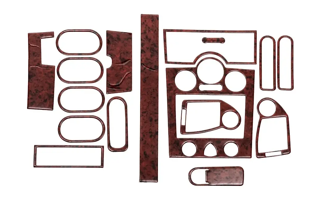 

Накладки на панель 17 деталей (Meric, Турция) Дерево для Renault Megane II 2004-2009 гг.