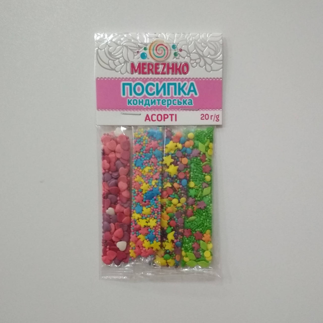 

Посыпка кондитерская ассорти №1 20г, Разные цвета