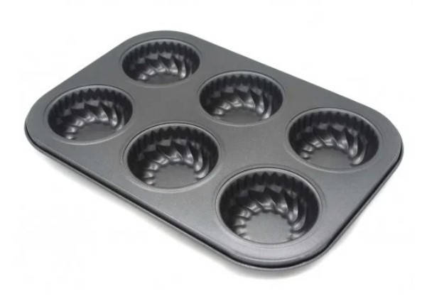 

Форма №FM-25 метал. для кекса тыква (26,5*19)см(100), Черный