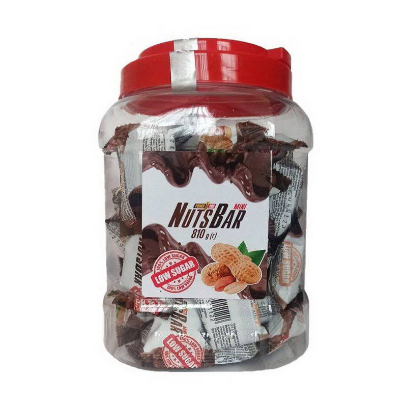 

Ореховые конфеты без сахара Power Pro Nuts Bar Mini sugar free 810 g