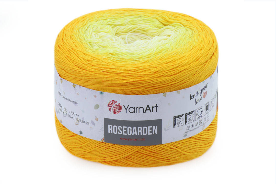 

YarnArt Rosegarden, №309, Секционное крашение