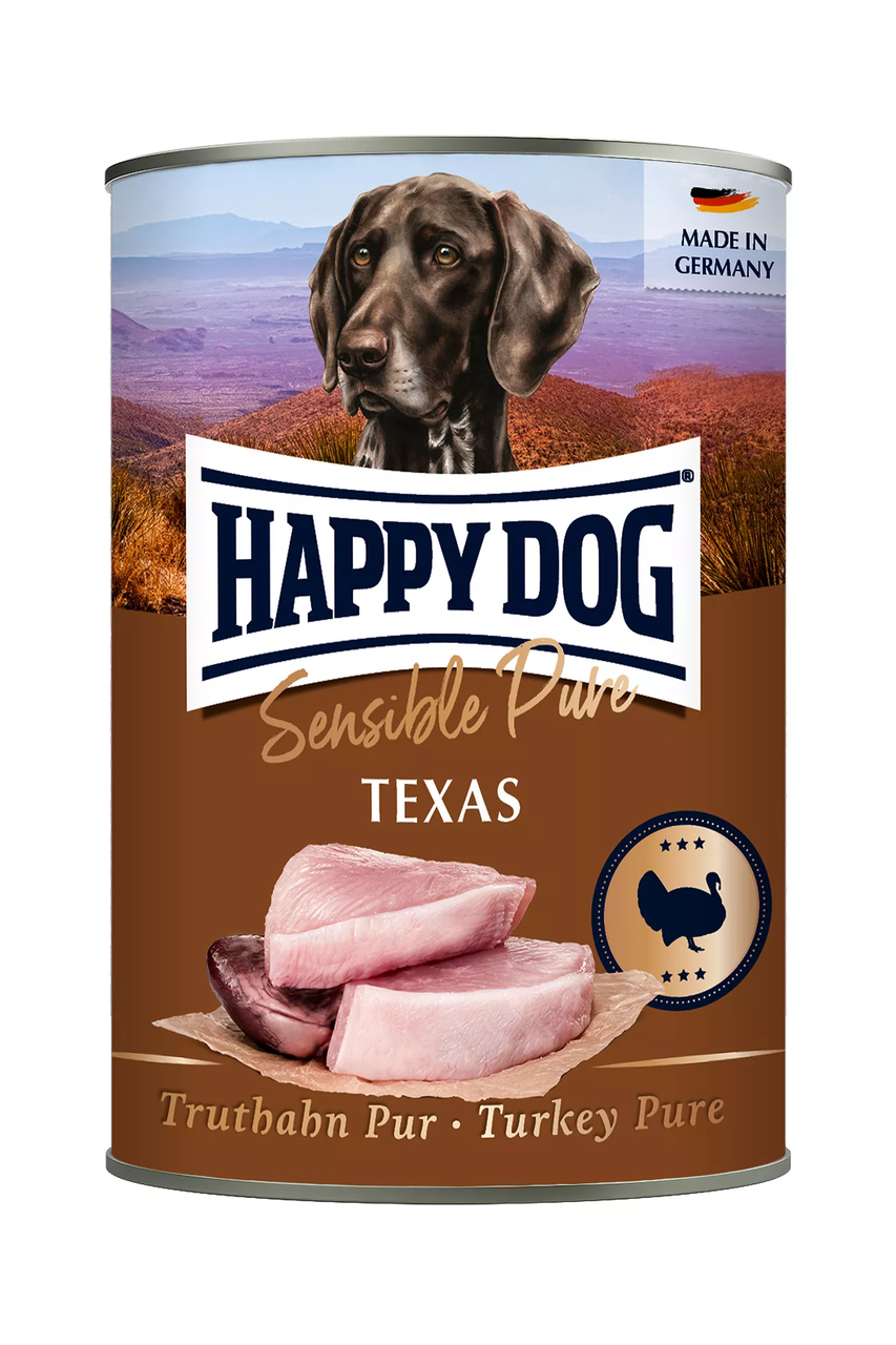 

Happy Dog влажный корм для собак с индейкой Sens Truthahn Pur Ds (Хэппи Дог) 800g