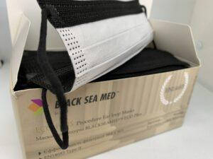 

Маски ЧОРНІ процедурні BLACKSEAMED, ECO Plus, Черный