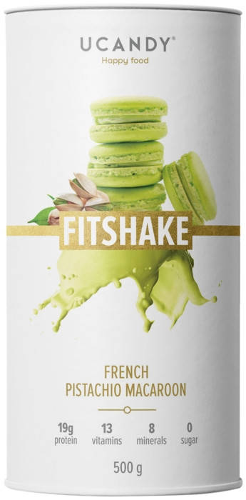 

Протеиновый коктейль Ucandy Fitshake Французский Фисташковый Макарун (500 грамм)