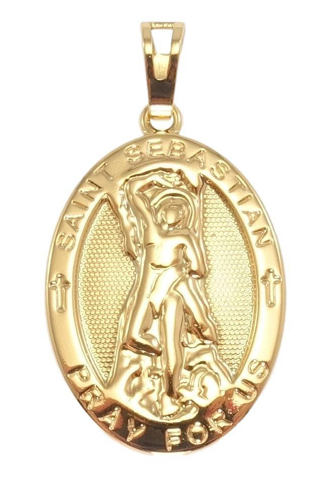 

Кулон Xuping Позолота 18K "Декоративная Ладанка Святой Себастьян"