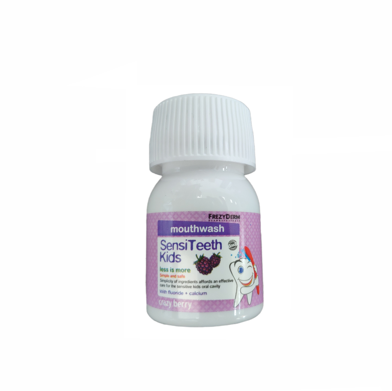 

Ополаскиватель FrezyDerm Kids с фтором, кальцием и ксилитом, 15 мл