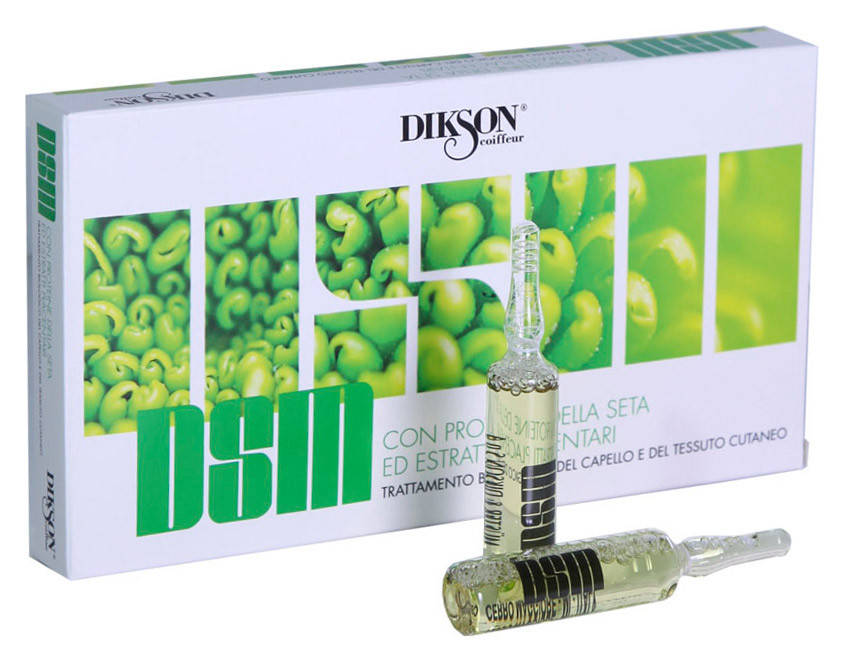 

Ампулы для волос Dikson DSM для стимуляции роста и от выпадения волос 10 * 10мл