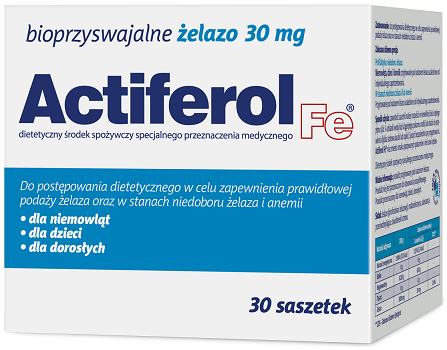 

Актіферол Актиферол Fe Actiferol Fe 30 мг сашетки 30 шт