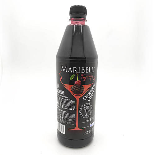 

Шоколадная вишня сироп Maribell 1300гр. 1000 мл. (9шт./ящ.)