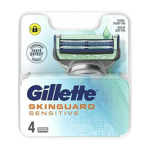 

Сменные картриджи /кассеты Gillette Skinguard Sensitive (4 штуки)