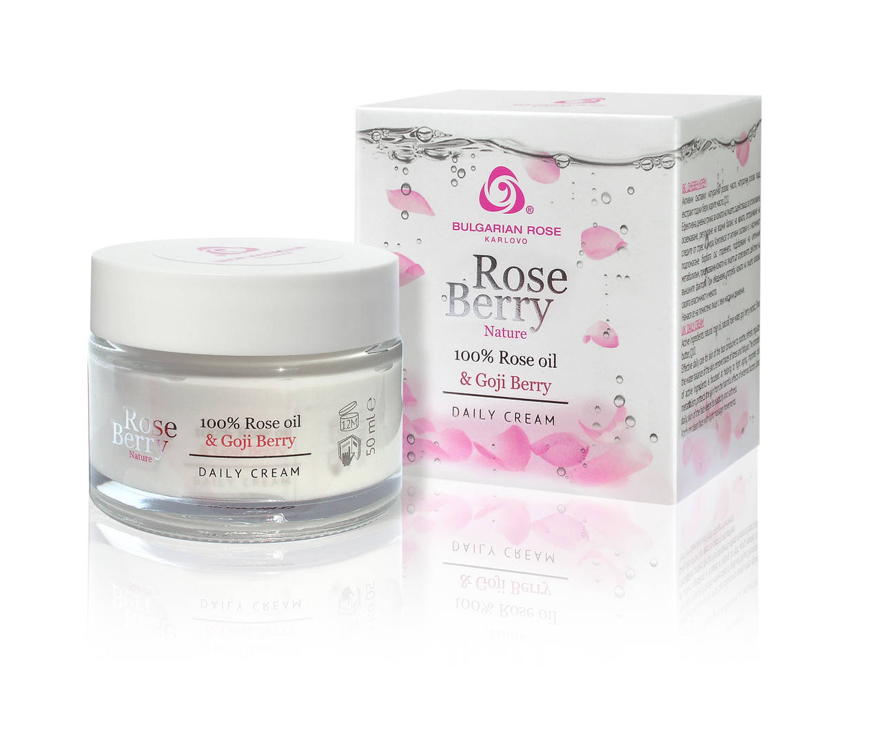 

Дневной крем для лица Rose Berry Nature от Bulgarian Rose 50 мл