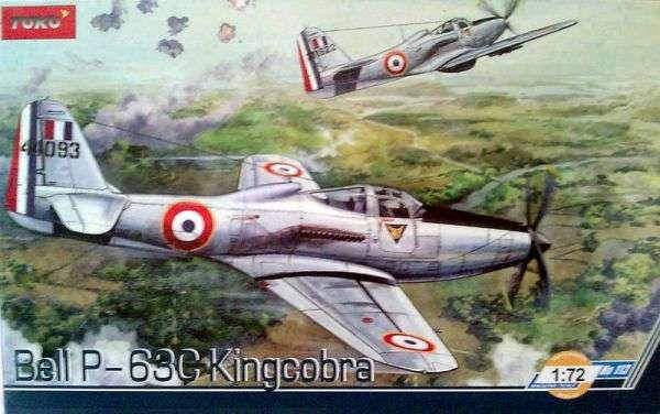 

Bell P-63C Kingcobra американский истребитель-бомбардировщик. 1/72 TOKO 113