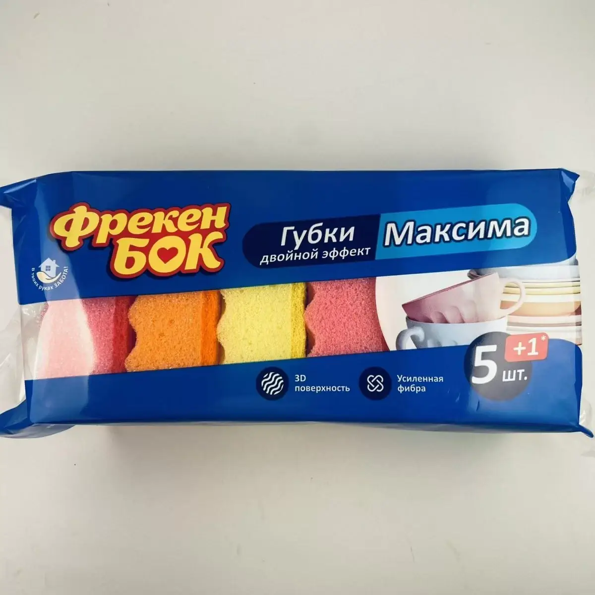

Губки кухонные Максима 5+1 ТМ Фрекен Бок (68шт/м.)