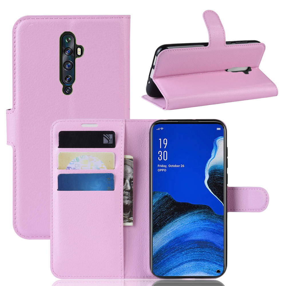 

Чехол-книжка Litchie Wallet для Oppo Reno 2 Pink, Розовый