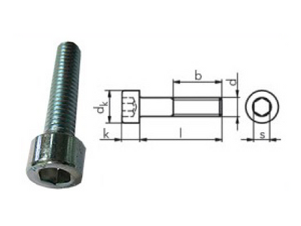 

Винт М4 на пилкодержатель (1шт.)L14 мм.