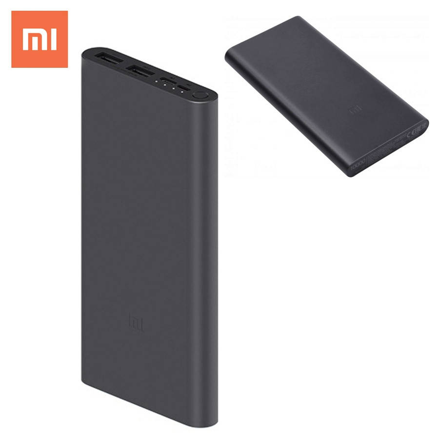 

УМБ Повербанк Power Bank 10000mhA Xiaomi 2USB Универсальная портативная мобильная батарея. Внешний аккумулятор