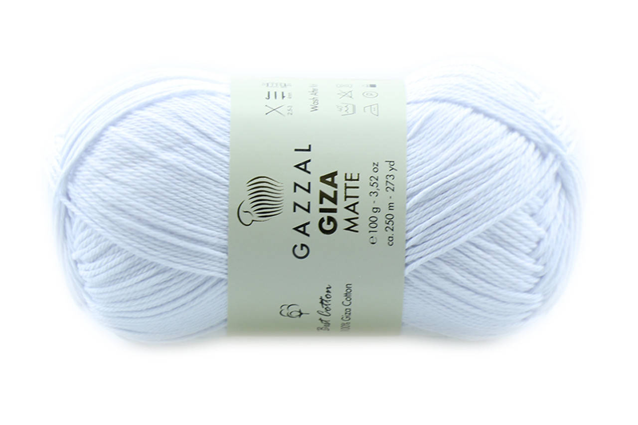 

Gazzal Giza Matte, Белый №5550
