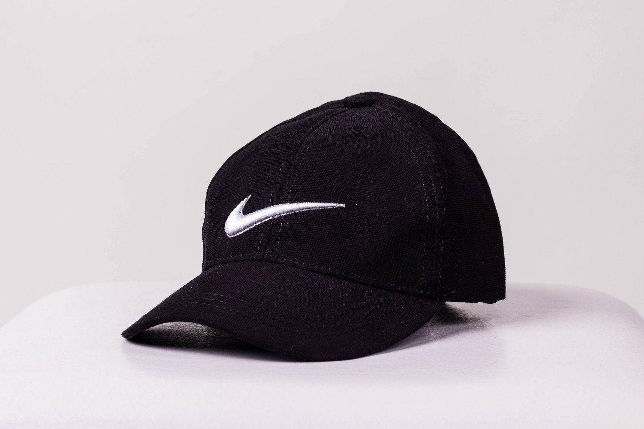 

Кепка Nike мужская | женская найк черная белое лого, Черный