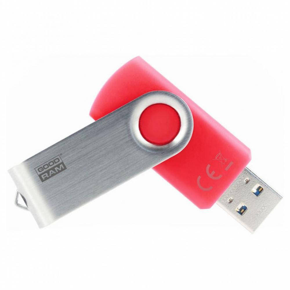 

USB 3.0 Flash Drive 32Gb Goodram UTS3 (Twister) Red / UTS3-0320R0R11, Красный
