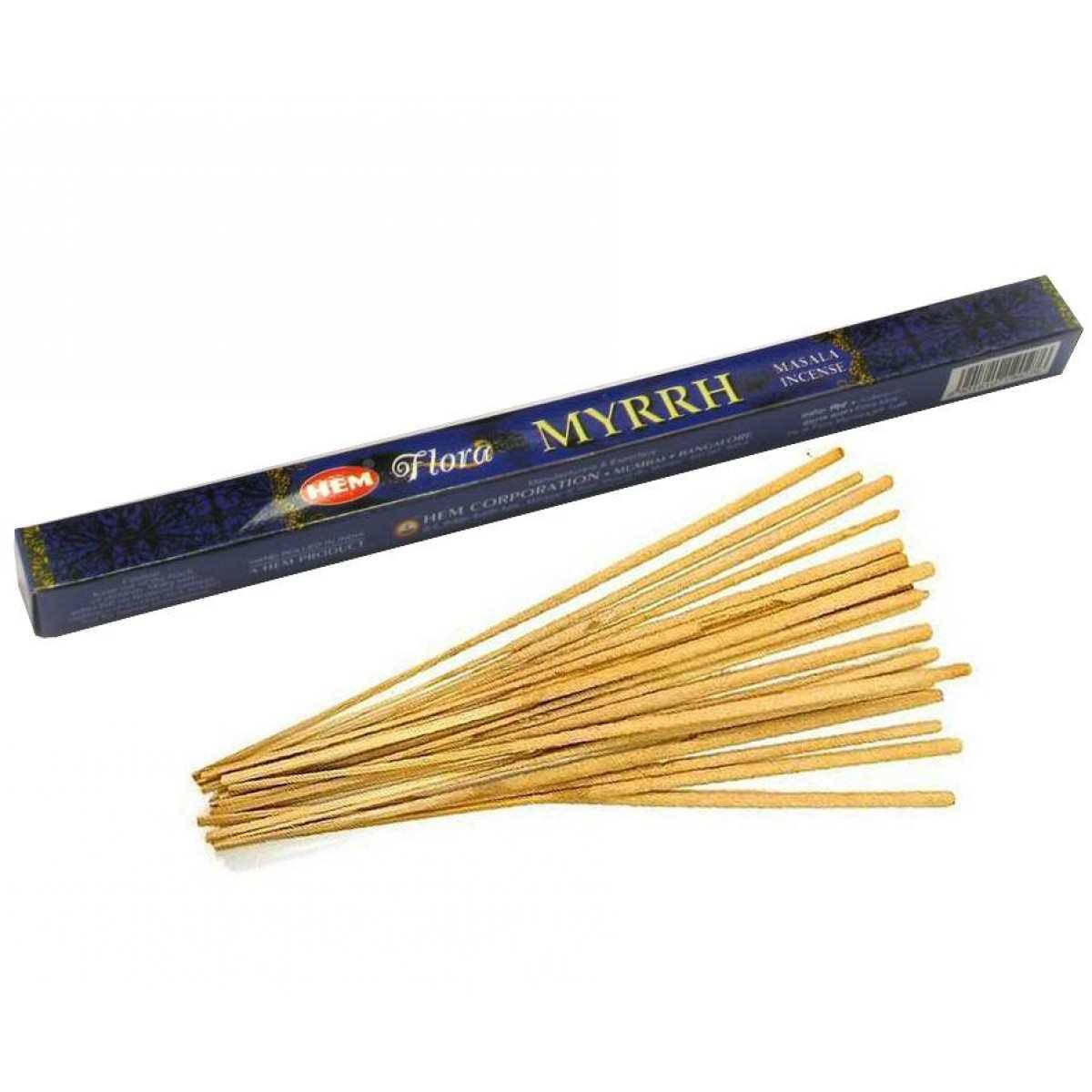 

Myrrh Flora Square (Мирра)(Hem)(25/уп) квадрат пыльцовые благовония