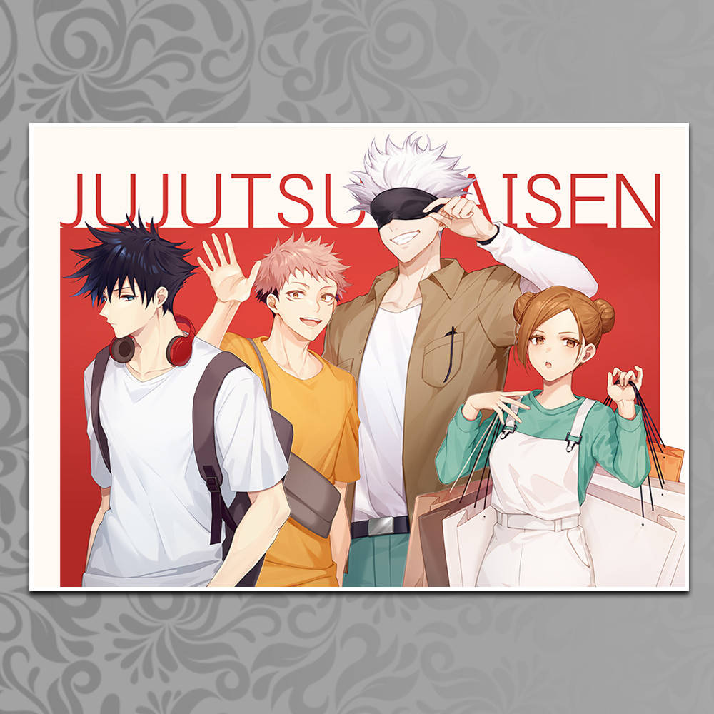 

Плакат Аниме Jujutsu Kaisen 14