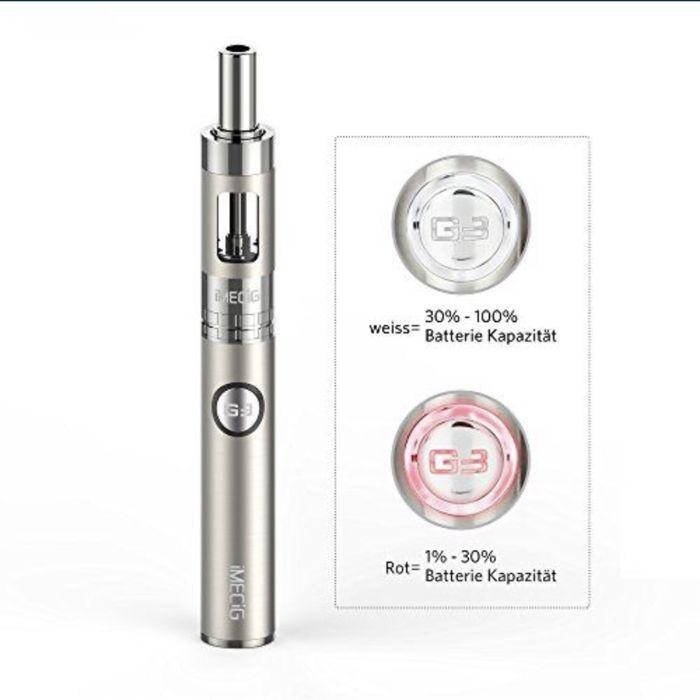 

Электронна сигарета Imecig G3 Vape Vaporizer Vape Mod, Серебристый