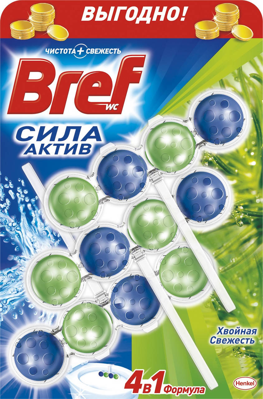 

Bref Сила Актив Хвойная Свежесть Триопак 150 г