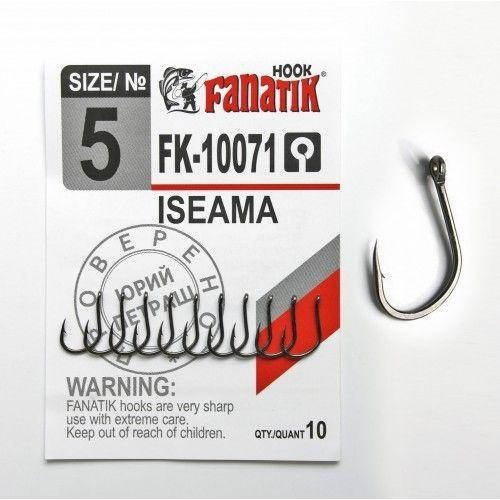 

Крючок одинарный Fanatik ISEAMA FK-10071 №5 (10шт)