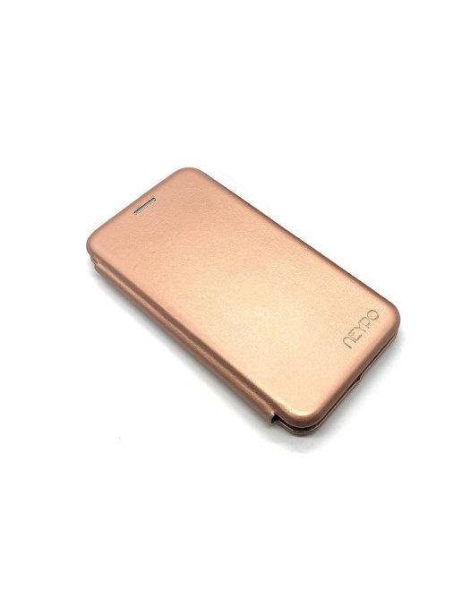 

Чехол книжка Samsung J530 (j5 2017) Роз золото \ Чехол книжка Самсунг J530 Подставка и отдел для карты, Розовое золото