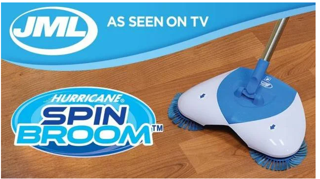 

Механический веник Hurricane Spin Broom. Механическая щетка