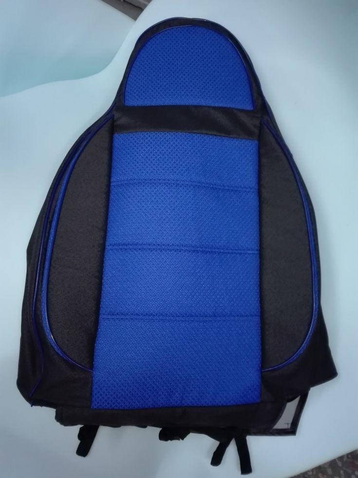 

Чехлы на сиденья Пежо 605 (Peugeot 605) (универсальные, кожзам/автоткань, пилот) Черно-синий