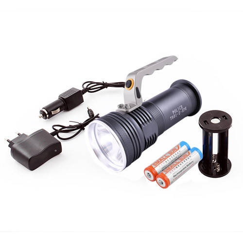 

Фонарь-прожектор Bailong BL-801-2 XPE ЗУ 220V/12V, 2х18650
