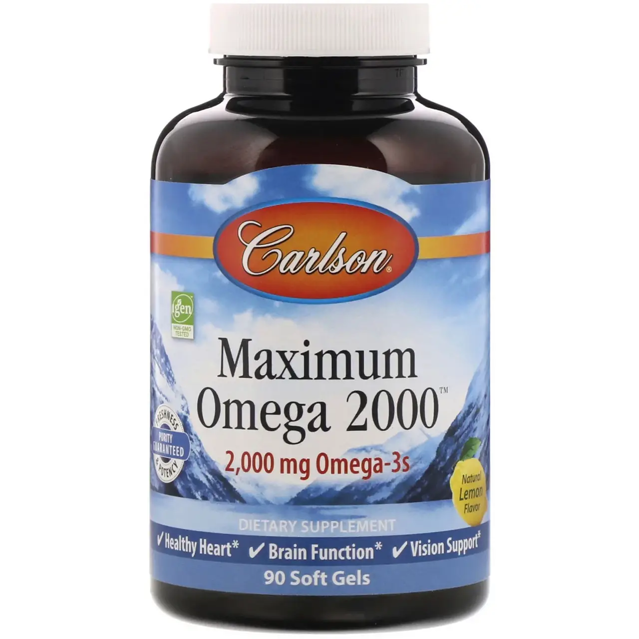 

Максимальная Омега, Maximum Omega, Carlson Labs, 2000 мг, 90 кап (CAR-17210)