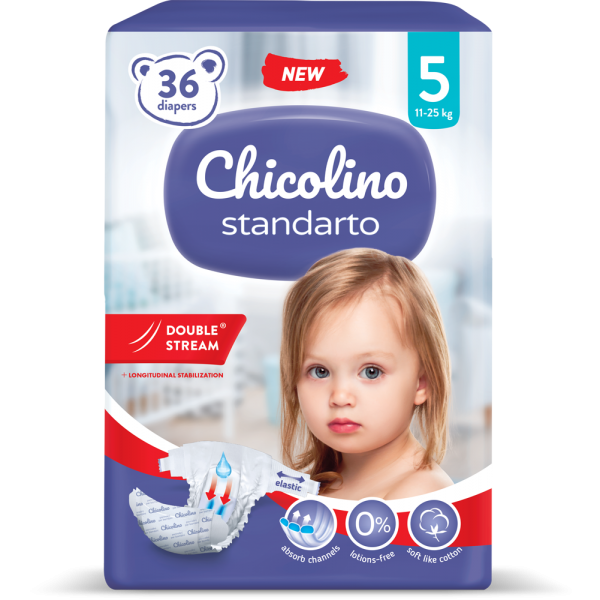 

Подгузники детские Chicolino 5 (11-25 кг), 36 шт