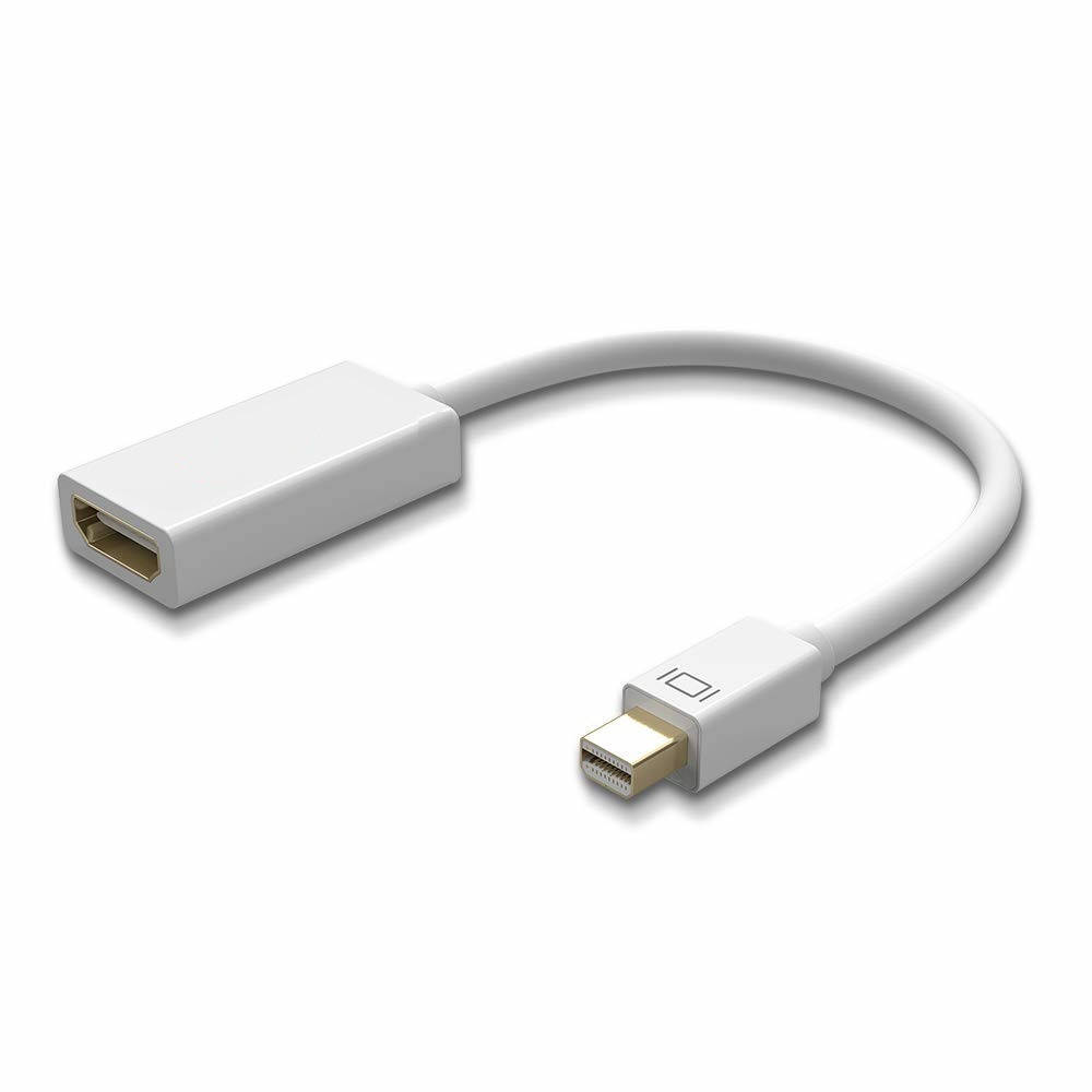 

Кабель переходник Mini Displayport HDMI Thunderbolt адаптер для Apple MacBook, Белый