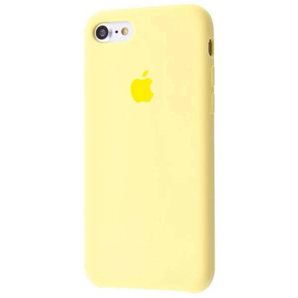 

Силиконовый Чехол Накладка Silicone Case для iPhone 7, 8, SE 2020 Mellow Yellow, Желтый
