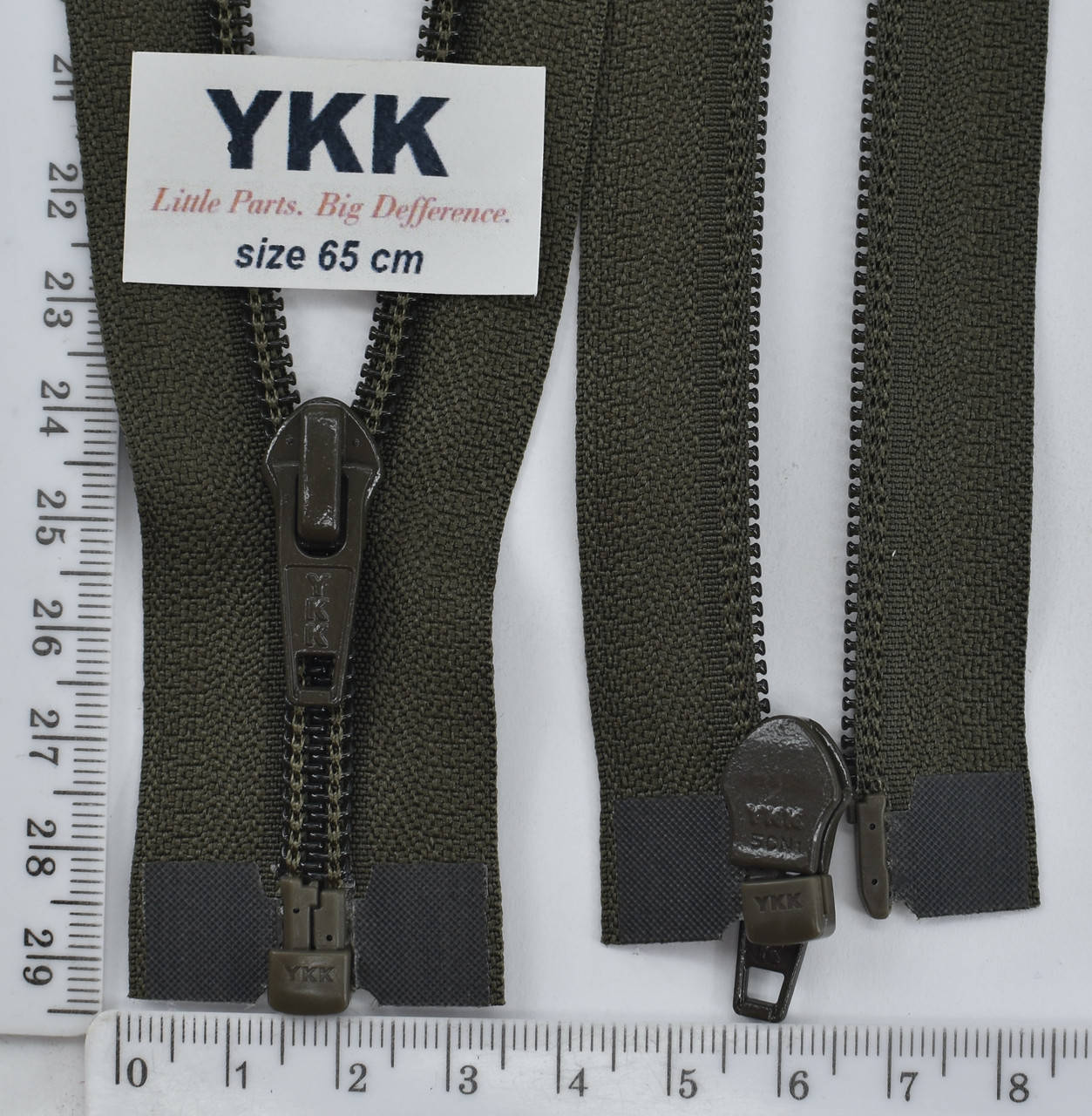 

Молния YKK спираль №5 разьемная 65см (194) болотный уп=3шт