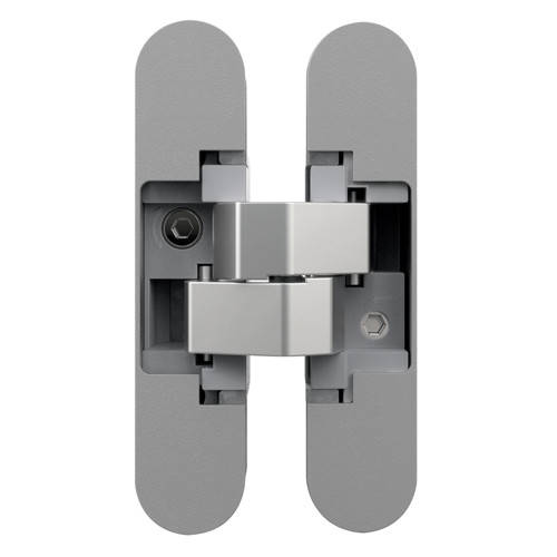 

Дверная скрытая петля ( врезная ) Anselmi 505 ( AN 140 3D ) до 60 кг Хром матовый, Серый