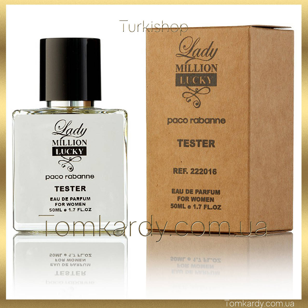 

Paco Rabanne Lady Million Lucky [Tester Концентрат] 50 ml. Пако Рабан Леди Миллион Лаки (Тестер) 50 мл.