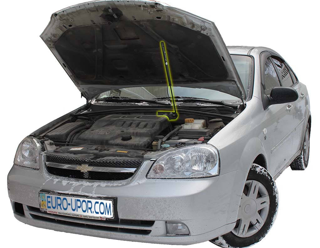 

Газовый упор капота (амортизатор капота) для Chevrolet Lacetti / Шевроле Лачетти