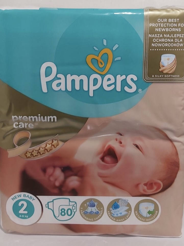 

Подгузники Pampers Premium Care Размер 2 (3-6 кг) 80 шт