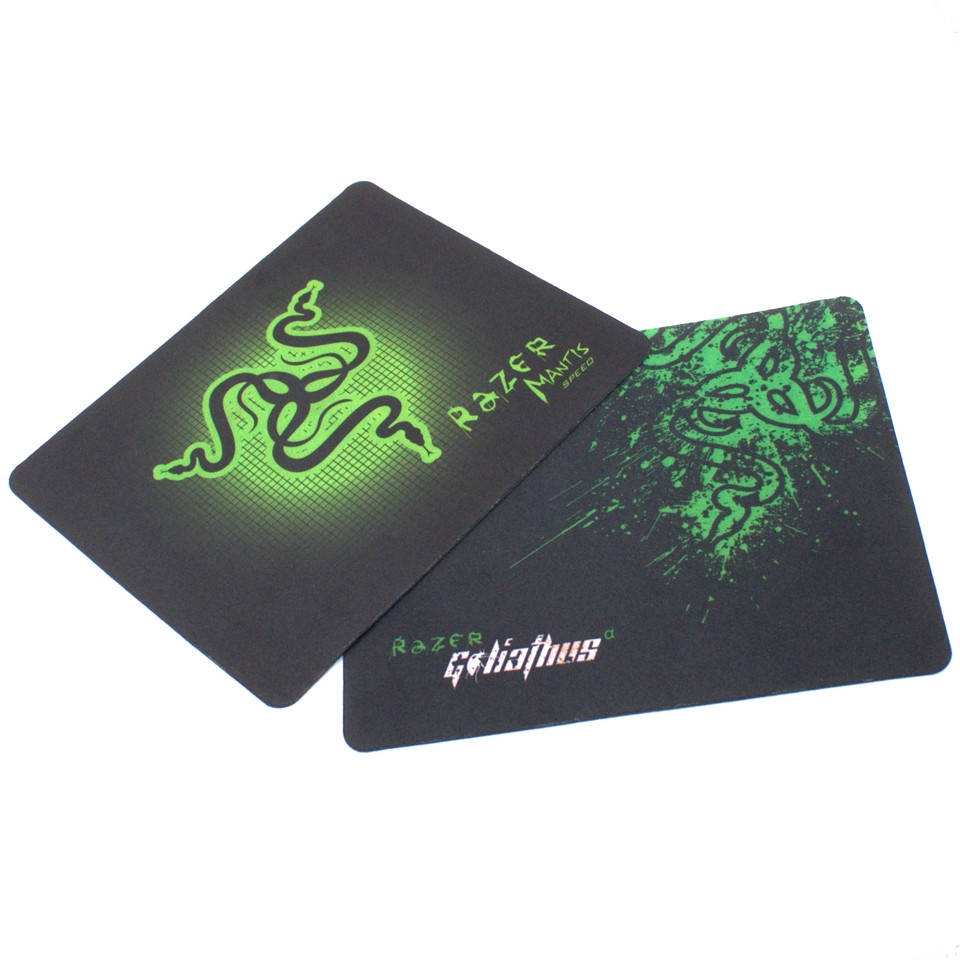 

Коврик для компьютерной мыши с логотипом Razer 210x180 Маленькая игровая поверхность Speed Райзер, Черный