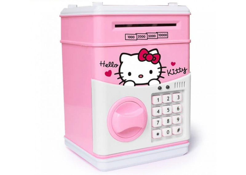 

Детская копилка-сейф Hello Kitty
